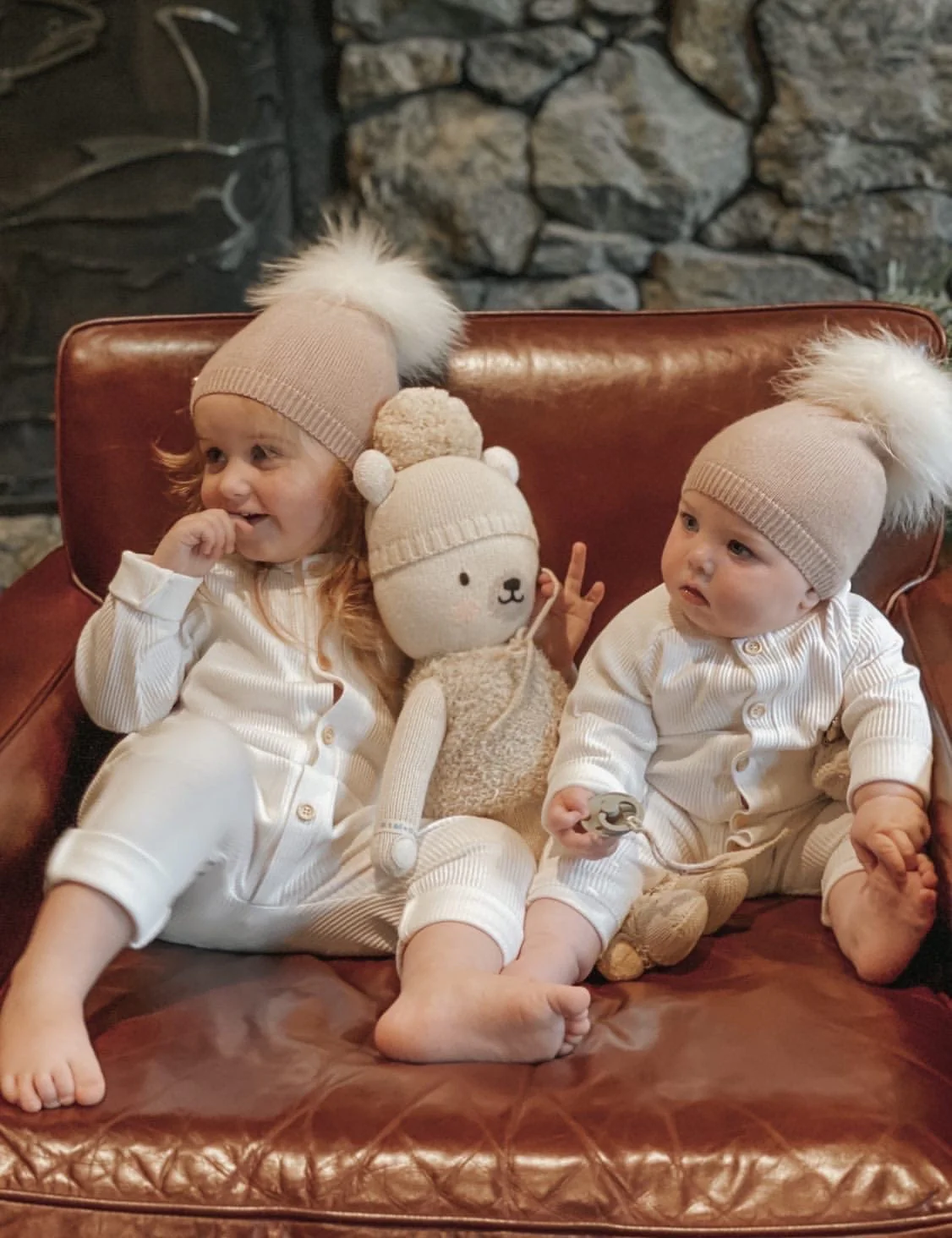 Sasha Single Pom Angora Beanie Hat - Image 7