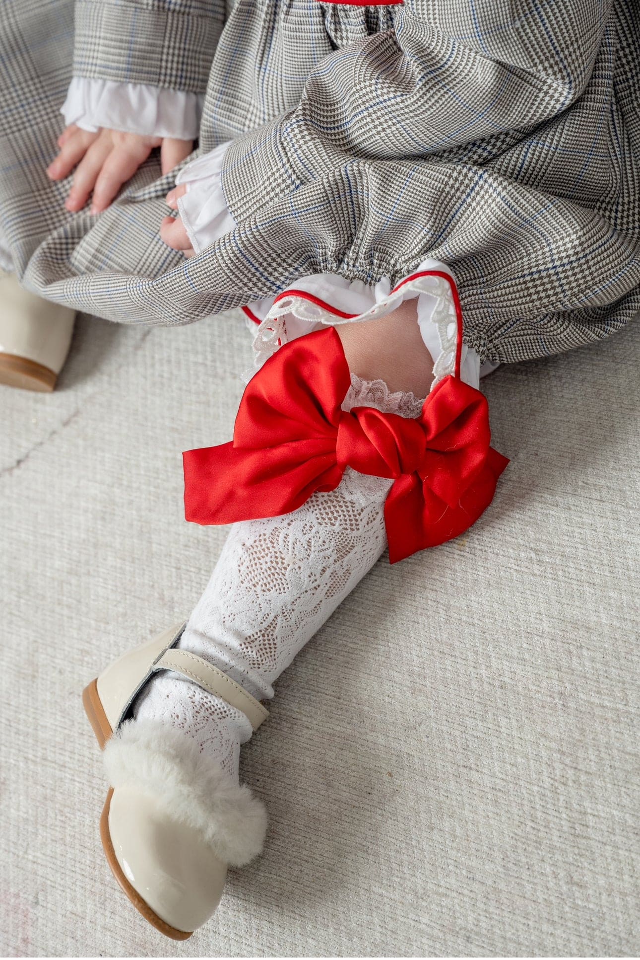 Lola Lace Socks with Satin Bows - Image 16