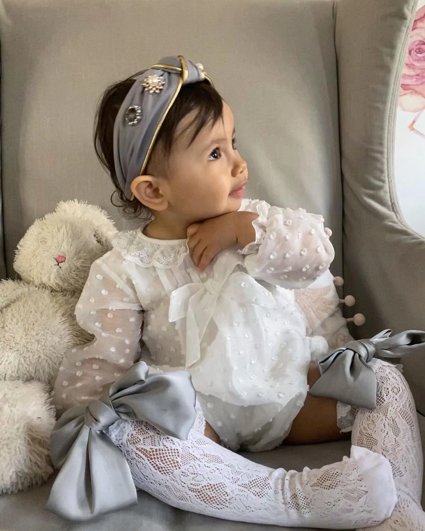 Lola Lace Socks with Satin Bows - Image 21