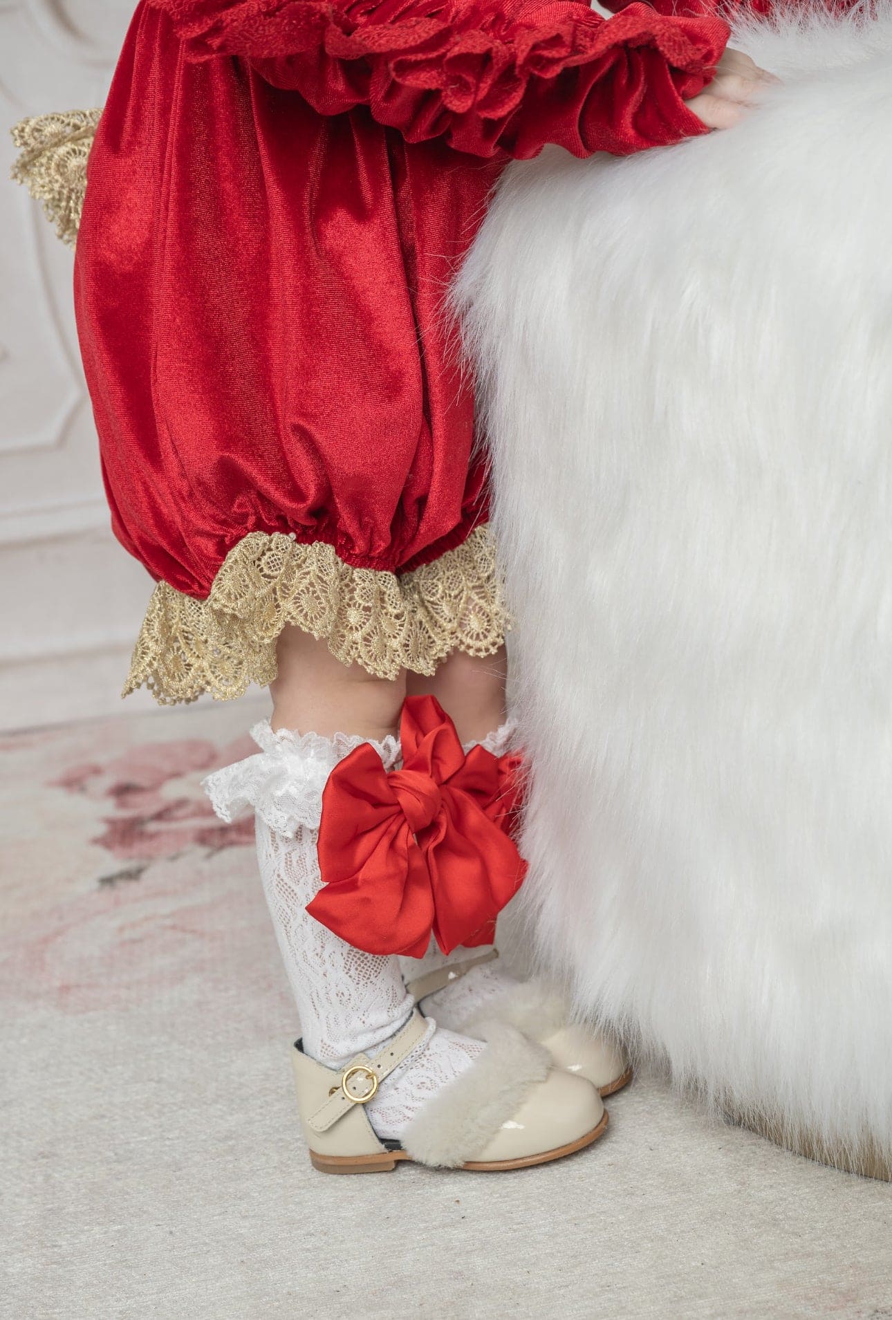 Lola Lace Socks with Satin Bows - Image 27