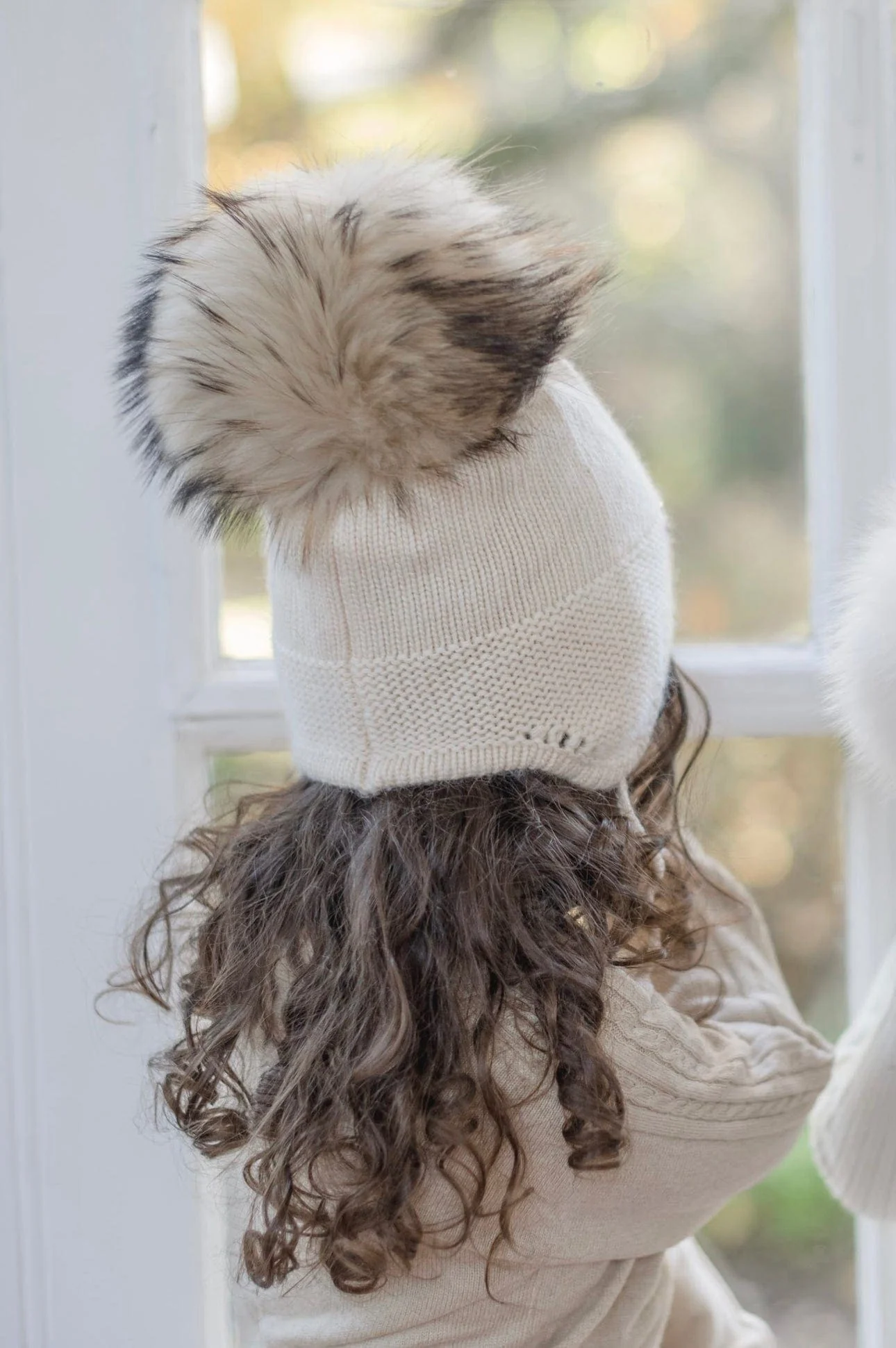 Cashmere Aviator Pom Hat - Image 6