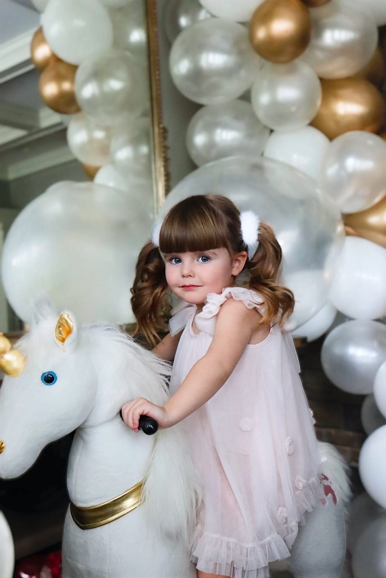 Triple Mink Pom Hair Clip - Image 9